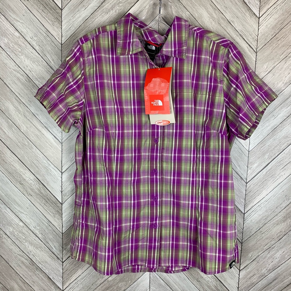 The North Face women's L boulder panelo button up